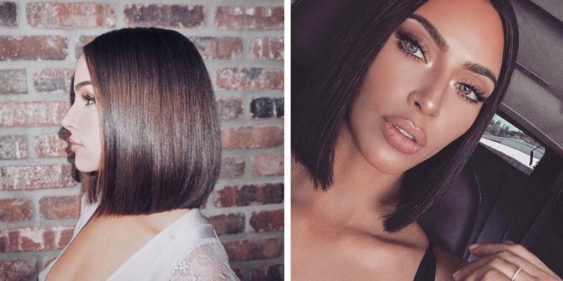 glass hair fryzura bob