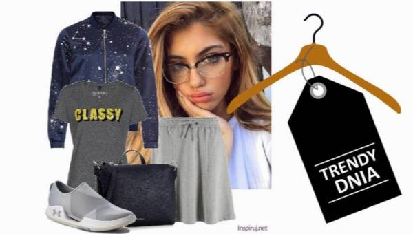 Głowa pełna gwiazd. Outfit w miejskim stylu do szkoły i na uczelnię