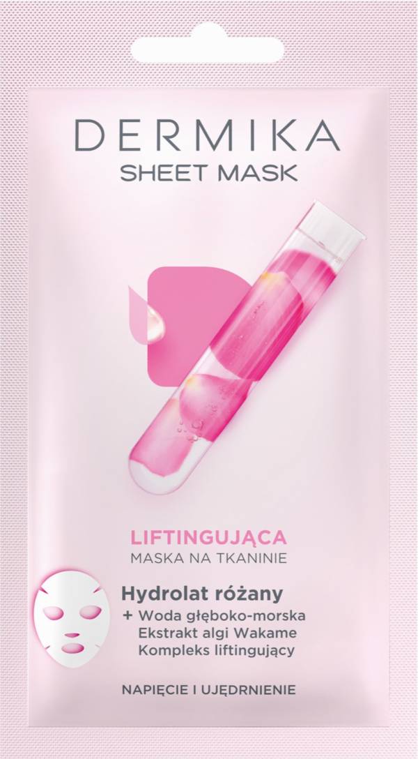 hydrolatowe maski w tkaninie Dermika