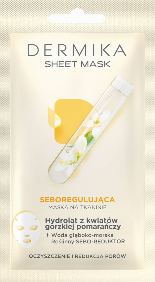 hydrolatowe maski w tkaninie Dermika