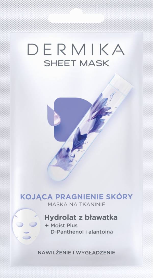 hydrolatowe maski w tkaninie Dermika