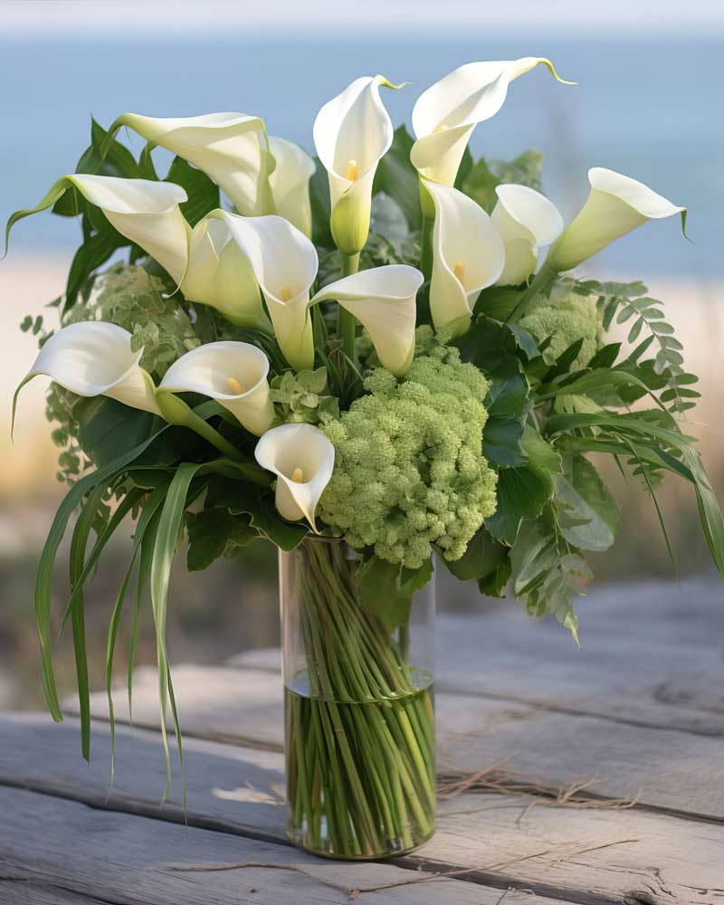 bukiet ślubny kalie freepik bukiet ślubny kalie