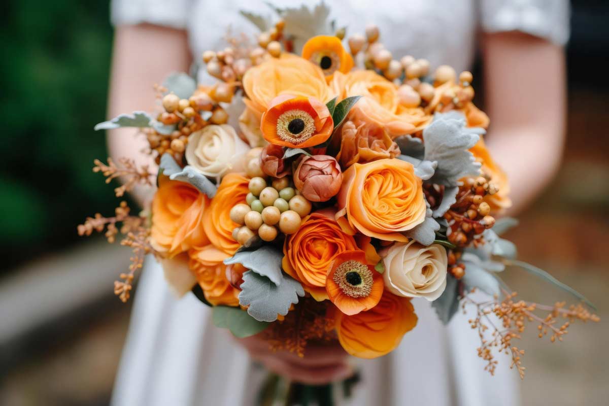 Bukiety ślubne na jesień fr Bukiety ślubne na jesień