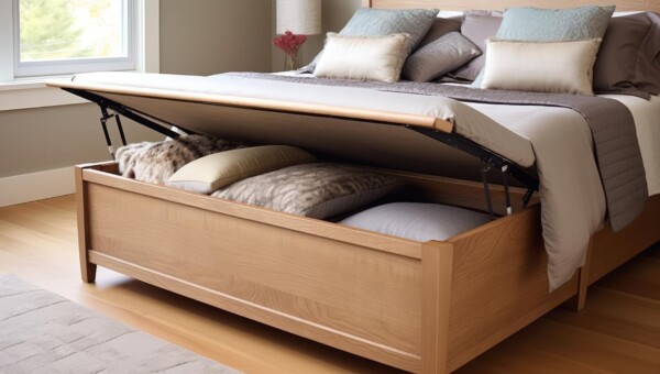 łózko z pojemnikiem