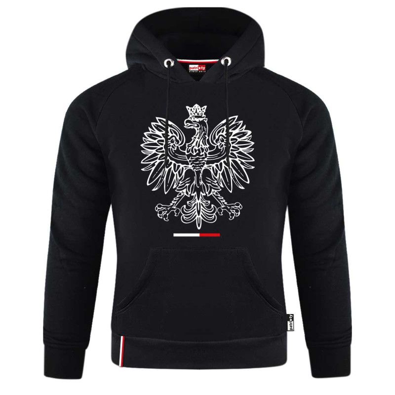 bluza czarna z orłem