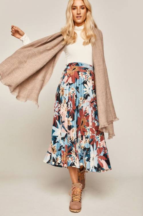 sposoby noszenia szali