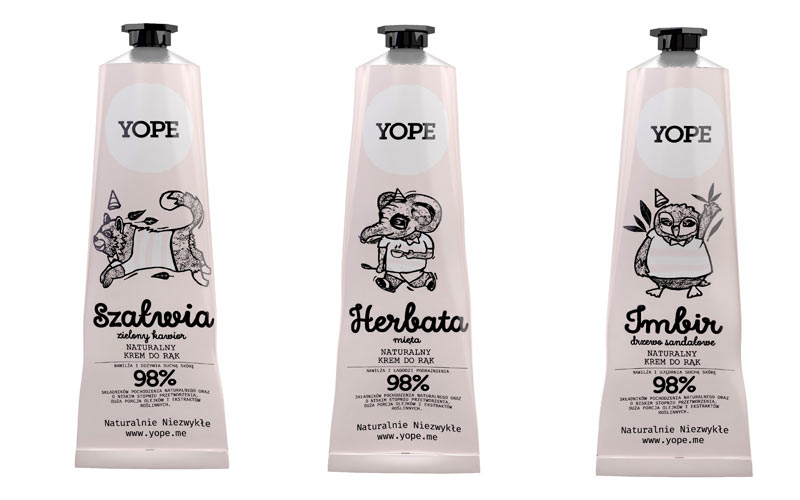 balsamy do rąk yope