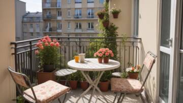 Jak urządzić wąski balkon w bloku