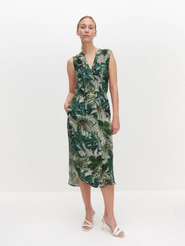 Ubrania z roślinnym printem