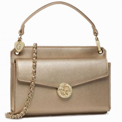 złota elegancka torebka