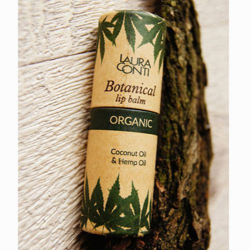 LAURA CONTI Botanical Organic, Balsam do ust z olejem konopnym