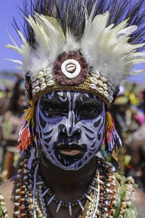Mieszkaniec Papua-Nowa Gwinea
