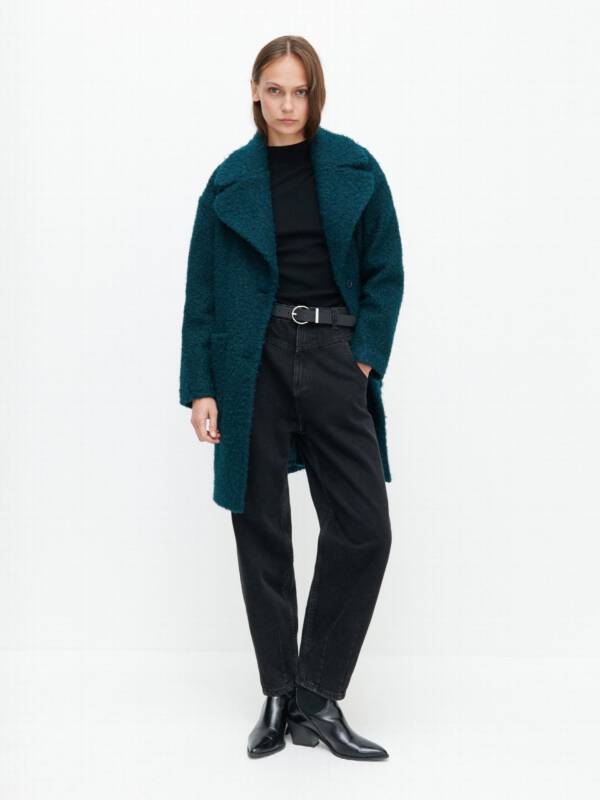 niebieski płaszczyk