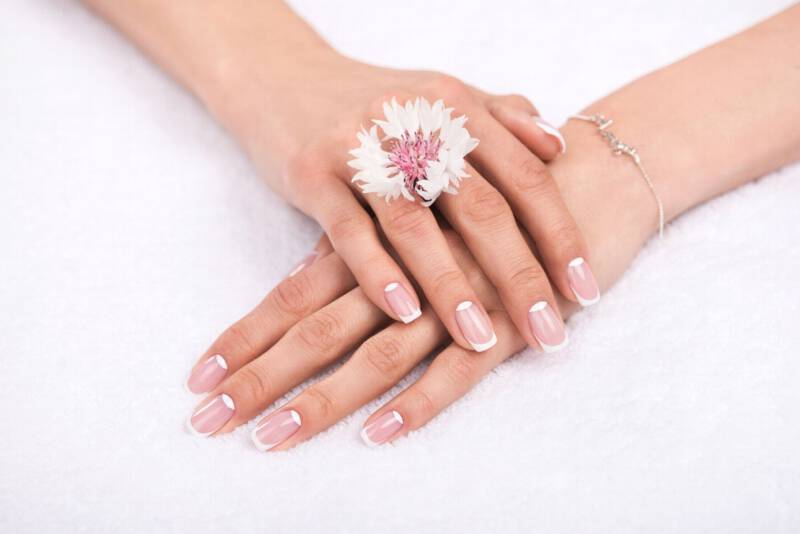 double french manicure double french manicure