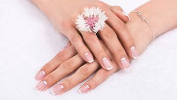 Double french manicure