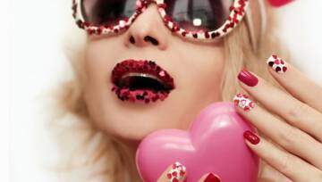 Paznokcie z serduszkami