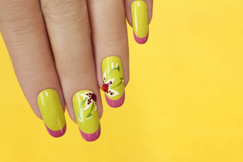 pisatcjowy manicure