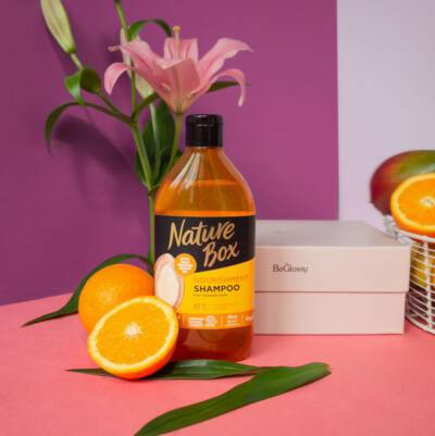 beglossy fruit and flower