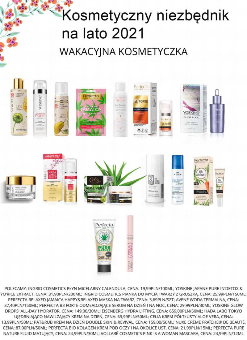Letnia pielęgnacja twarzy Letnia pielęgnacja twarzy