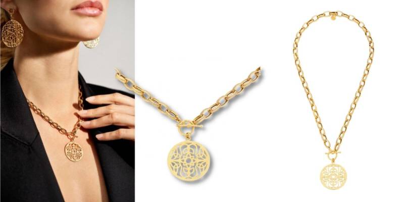 łańcuch z rozetą mokobelle