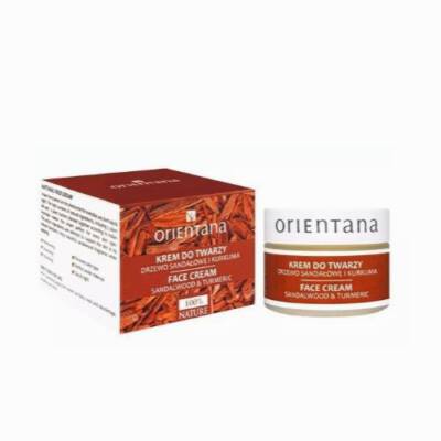 Orientana, Krem do twarzy `Drzewo sandałowe i kurkuma`