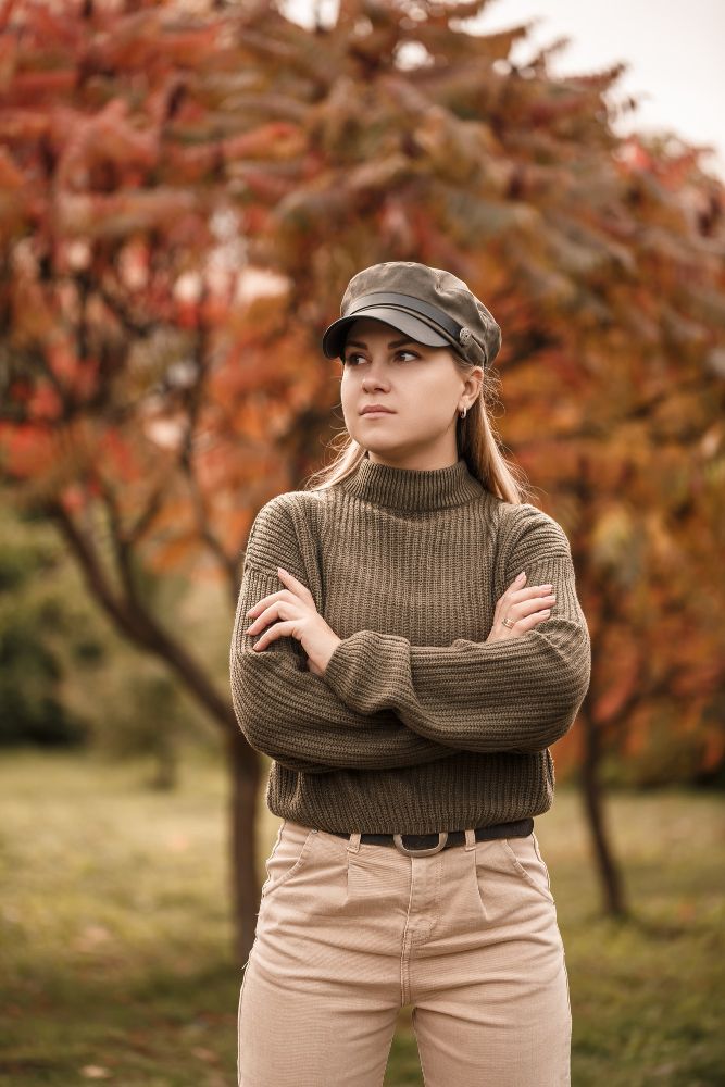 Sweter golf - Garderoba kapsułowa na jesień