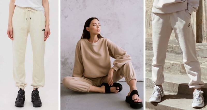 Dresy damskie na jesień 2021 beż Dresy damskie na jesień 2021 beż