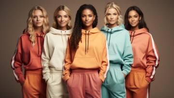 różne kolory bluz na modelkach