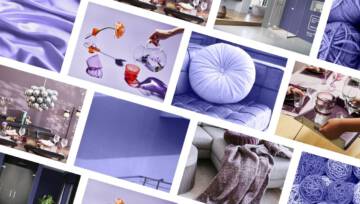 Wnętrza w kolorze roku Pantone 2022 – Very Peri. Aranżacja wnętrz z fioletem – inspiracje, pomysły
