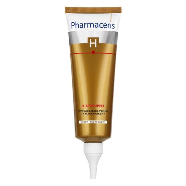 Oczyszczający peeling trychologiczny do skóry głowy Pharmaceris, H-Stimupeel