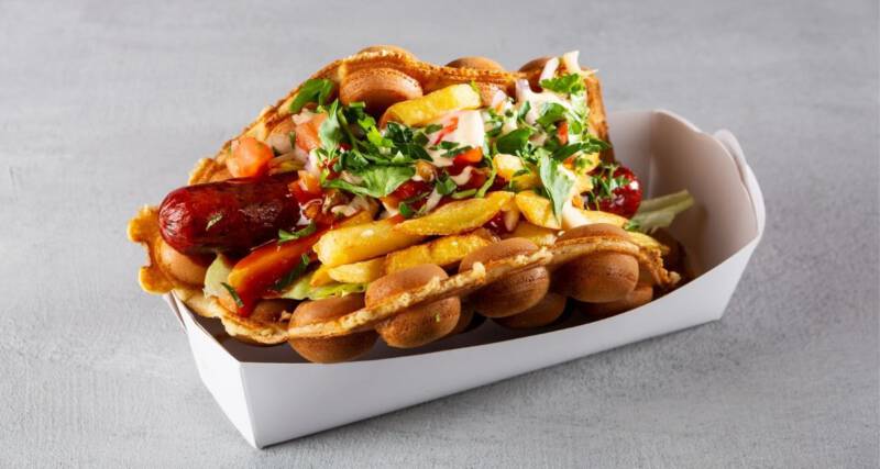 Bubble Waffles gofry bąbelkowe przepis