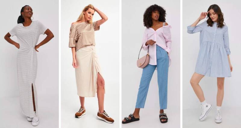 Jak nosić ubrania w paski - inspiracje, zakupy