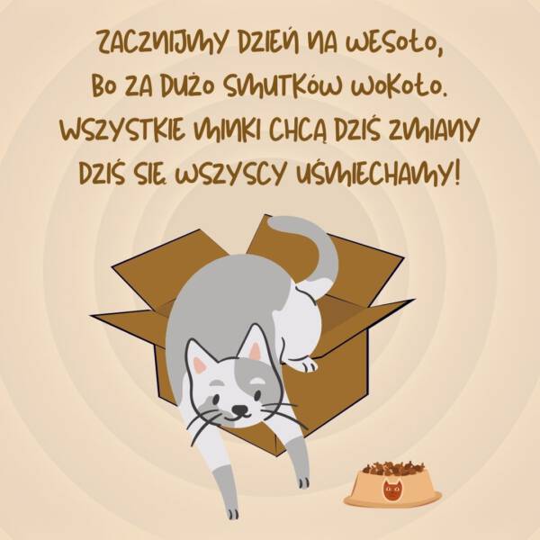 Miłego dnia na wesoło kartka