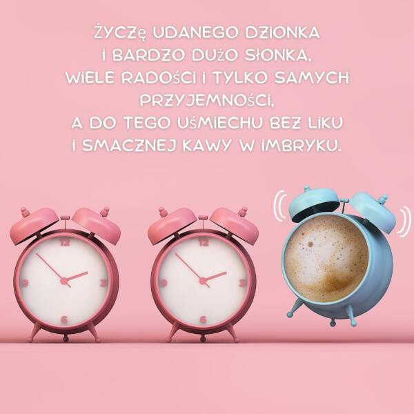 Miłego dnia na wesoło kawka