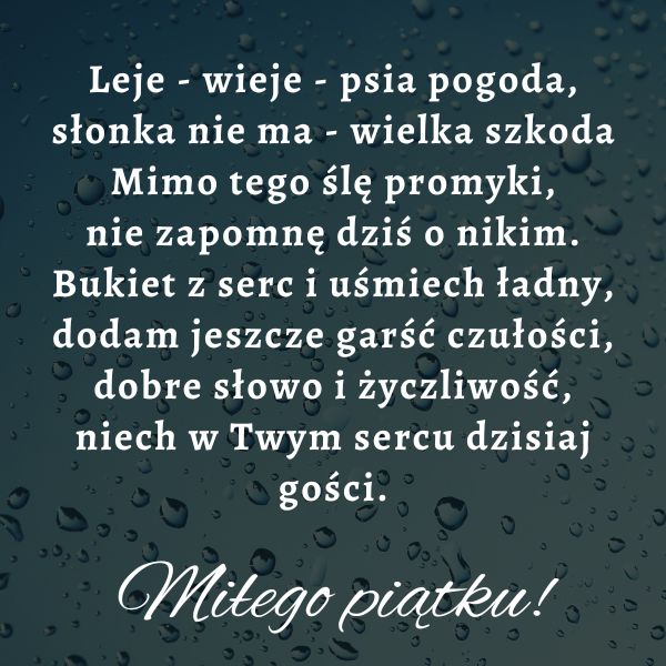 Powitanie na piatek - sms, smieszne, cytaty