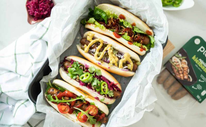 Bezmięsny hot dog Bezmięsny hot dog