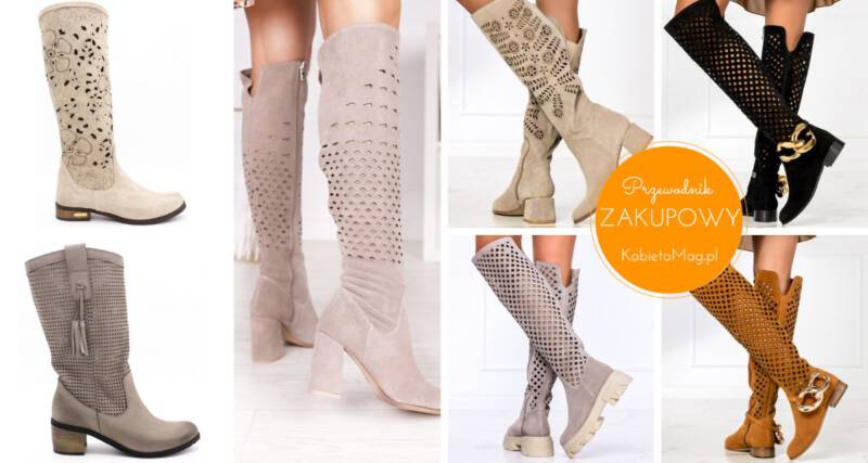 Ażurowe kozaki na jesień 2022