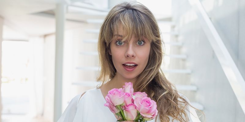 Włosy cieniowane z grzywką