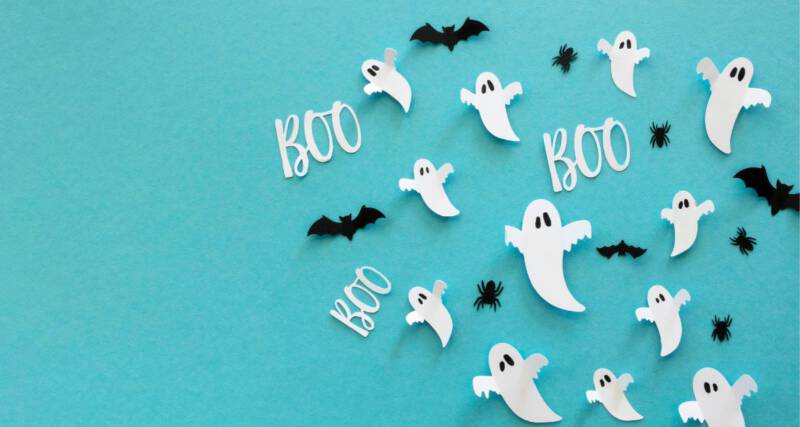 Duszki z papieru na Halloween