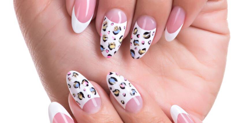 odwrócony french manicure fp