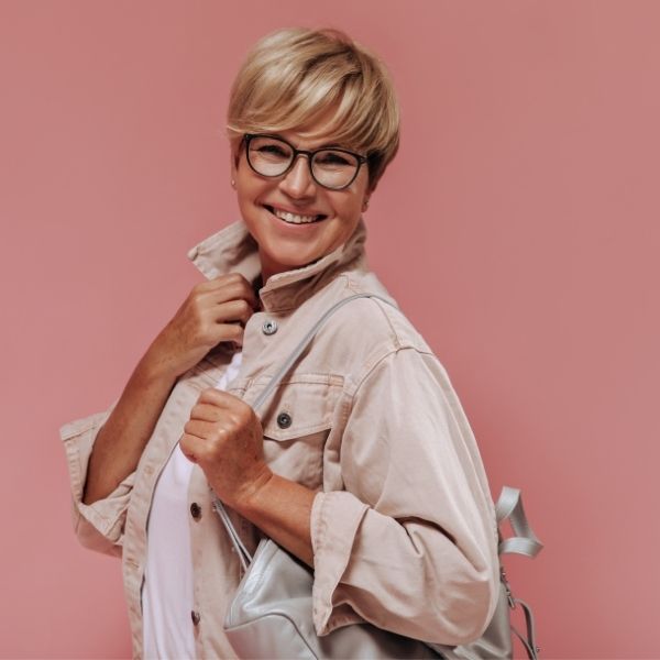 Jeansowa katana dla kobiet po 60-tce