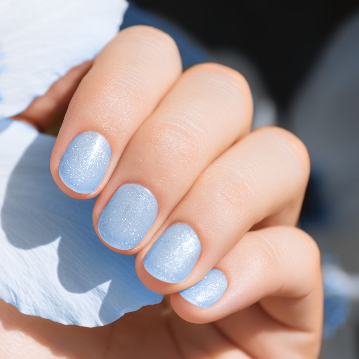 Paznokcie z brokatem na wesele 2023 Wzorki z brokatem na delikatny manicure