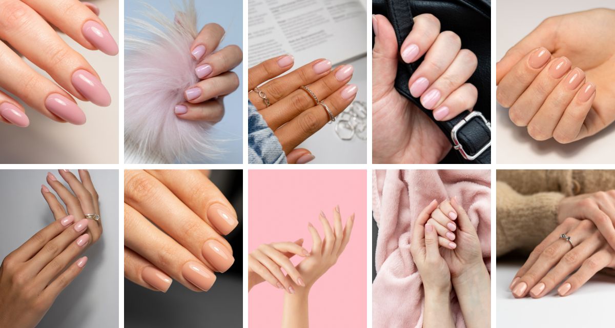 Modne paznokcie 2023 - lipgloss nails, inspiracje