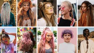 Fryzury festiwalowe - trendy, inspiracje