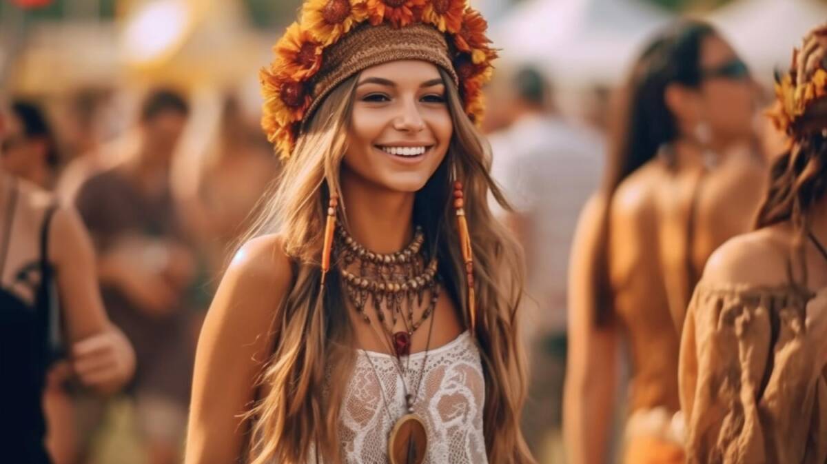 Fryzury festiwalowe z dodatkami