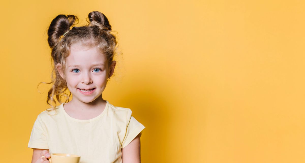 szybka fryzura dla dziewczynki