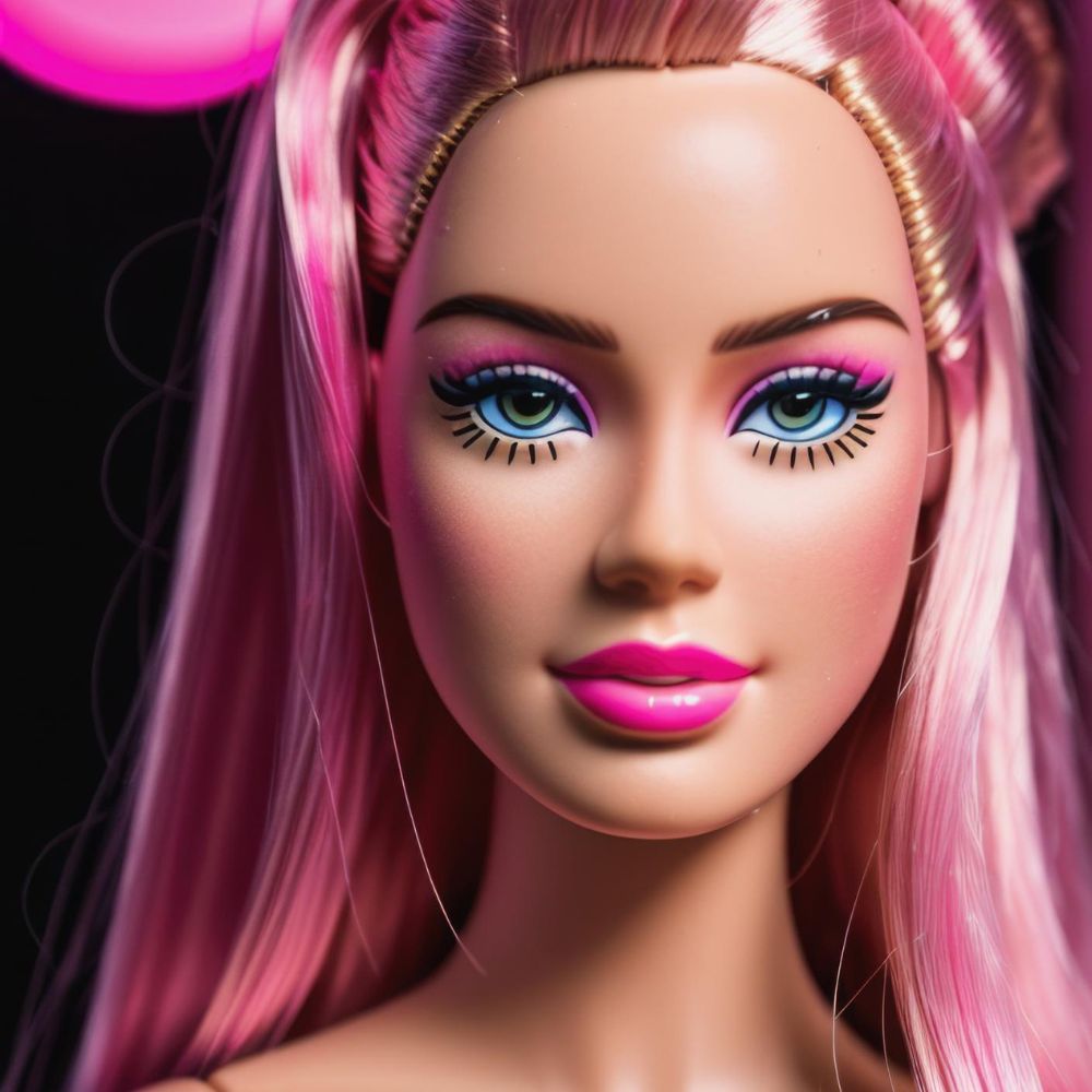 makijaż Barbie