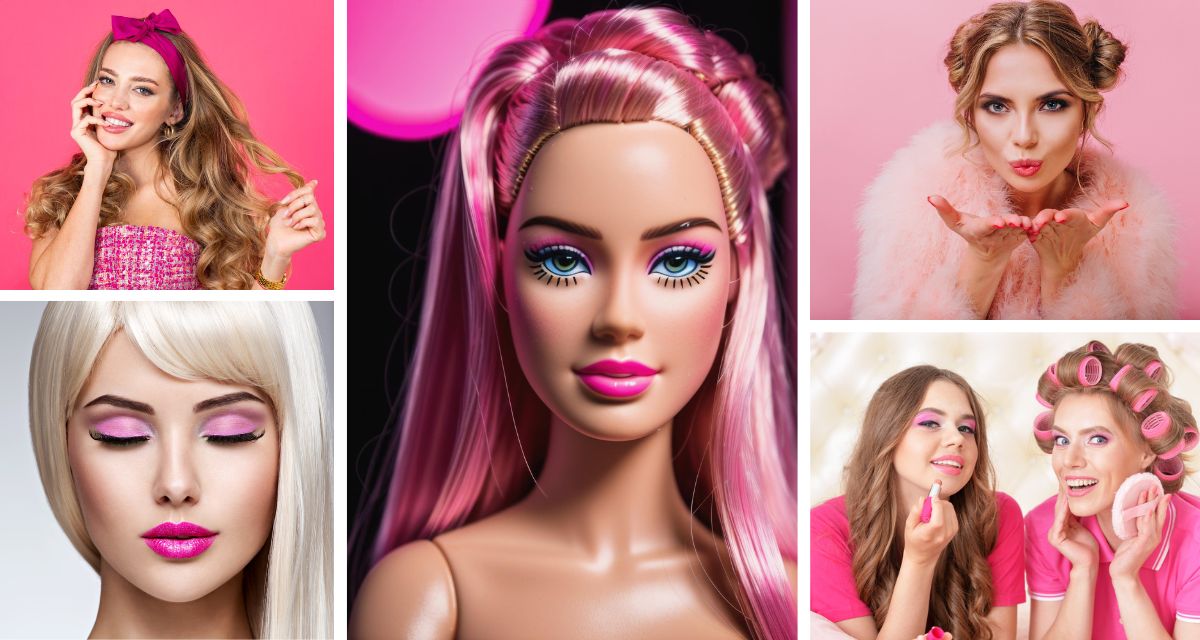 makijaż barbie