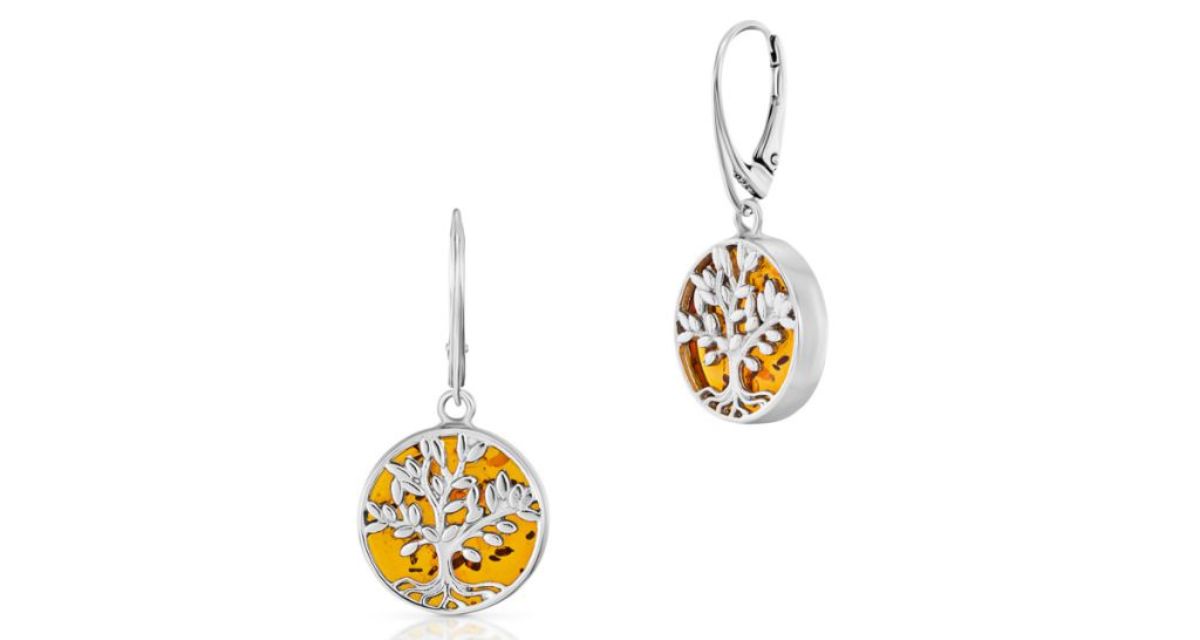 biżuteria z motywem roślinnym kolczyki kruk/wkruk.pl biżuteria z motywem roślinnym kolczyki kruk