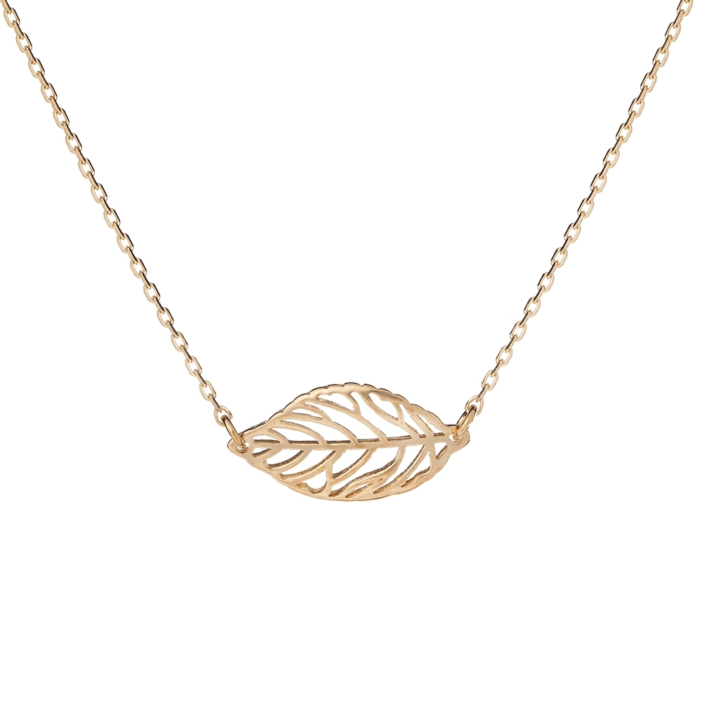 naszyjnik liść ania kruk/aniakruk.pl naszyjnik liść ania kruk